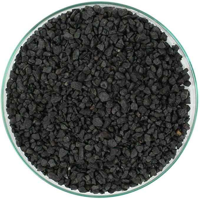 TM Aquatix NATURAL BLACK AQUARIUM SUBSTRATE IDEAL FOR PLANTS (Gravel 3-5mm, 50g (sample))