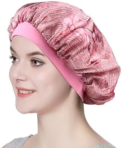 Alnorm Silky Satin Bonnet with Premium Elastic Band for Women and Teens