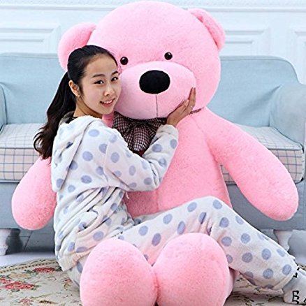 Click4deal Teddy Bear Cuddles Soft Toy 5 Feet ( 152cm)-Pink