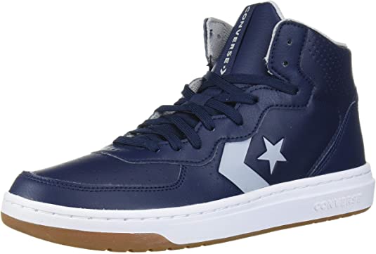 Converse Unisex-Adult Rival Leather Mid Top Sneaker