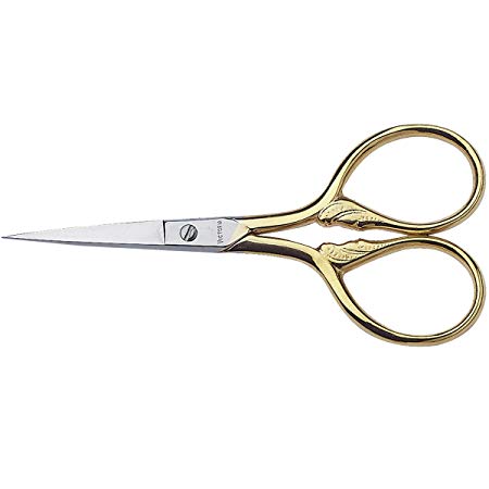 Victorinox Goldplated Embroidery Scissors, Metal, Silver, 30 x 5 x 5 cm