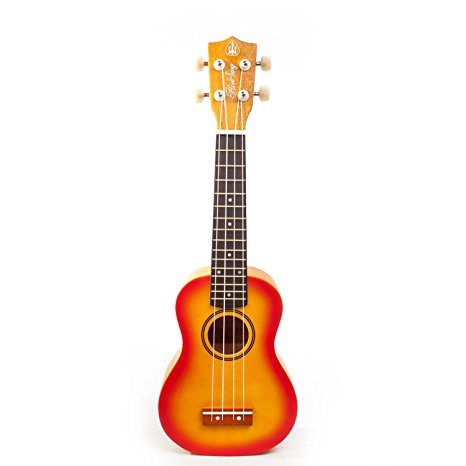 Honsing Soprano Ukulele Fade Color New Basswood Hawaii Guitar 21 inch Gift for Friend Children