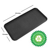 California Home Goods Multi-Purpose Boot Mat and Tray for Indoor and Outdoor Floor Protection 30 x 15 x 12