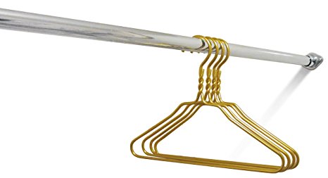 Beautiful Gold Aluminum Metal Suit Hangers Heavy Duty Coat Hangers (Gold Kids Hanger 14")