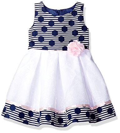 Bonnie Jean Girls' Sleeveless Side Sash Party Dress