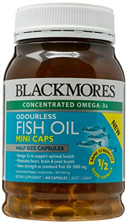 Blackmores Odourless Fish Oil 1000 Mini Caps 400caps