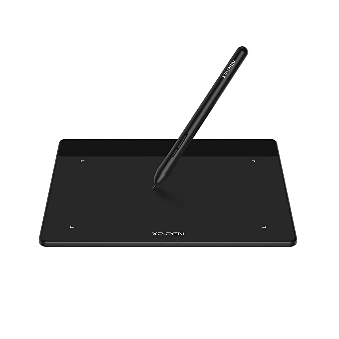 XP-Pen Deco Fun S Black Graphics Tablet 6.3 × 4 Inch Pen Tablet with 8192 Levels Pressure Sensitivity Battery-Free Stylus, 60 Degrees of tilt Action and Android Support