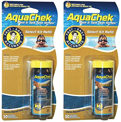 AquaChek 541640-02 Select 7-in-1 Test Strip Refills (2 Pack)