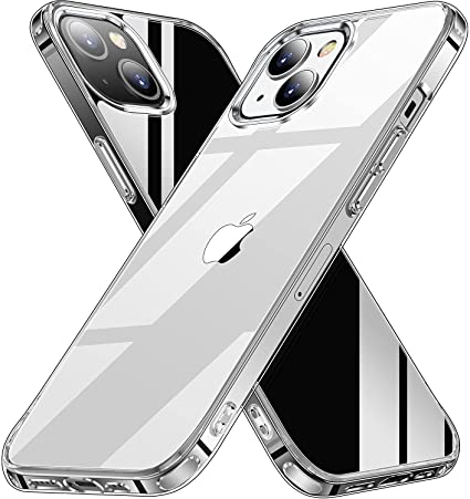 AEDILYS Shockproof Compatible for iPhone 13 Case,[15FT Military Grade Drop Protection] [Scratch-Resistant], Slim Non-Slip iPhone 13 Phone Case, 6.1''- Clear