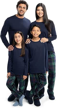 Fruit of the Loom Matching Holiday Family Sleep Pajama Set for Women, Men, and Kids