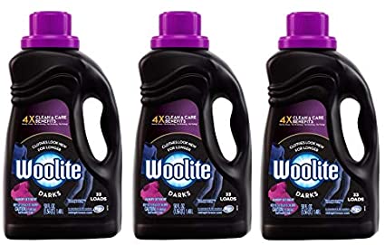 Woolite Dark Care Laundry Detergent, Midnight Breeze Scent, 50 oz/ 33 Loads *Packaging May Vary* (Pack of 3)