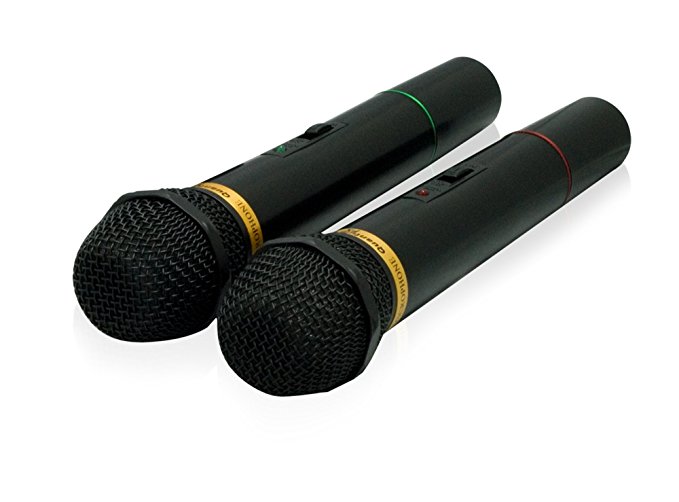 QFX M-336 Wireless Dynamic Professional Microphone - Twin Pack