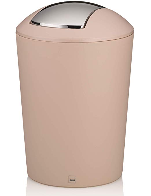 Kela Trash Can with Lid Marta Collection, Creme