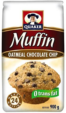 QUAKER Chocolate Chip Muffin Mix, 900 g