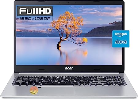 Acer Aspire 5 Slim Laptop, 15.6" FHD IPS, AMD Ryzen 3 3350U Quad-Core Mobile Processor, 20 GB DDR4 RAM, 1 TB SSD, WiFi 6, Backlit KB, Fingerprint Reader, HDMI, Amazon Alexa, Windows 11