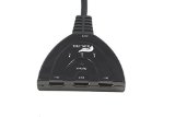 HDS-TEK 3325368 Mini HDMI  3-In 1-Out Hdmi V13 Intelligent1080P Auto Switch Splitter Cable