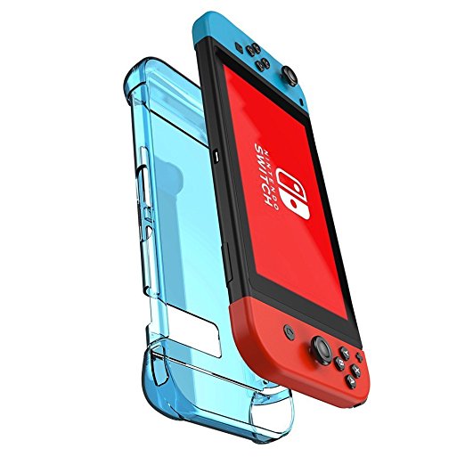 Chekue Protect Case Cover for Nintendo Switch Anti-Scratch Hard Back (Blue)