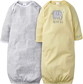 Gerber Baby Girls' 2-Pack Gown