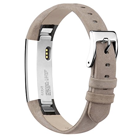 For Fitbit Alta Bands/Fitbit Alta HR Bands, Genuine Leather Replacement Bands for Fitbit Alta/Fitbit Alta HR