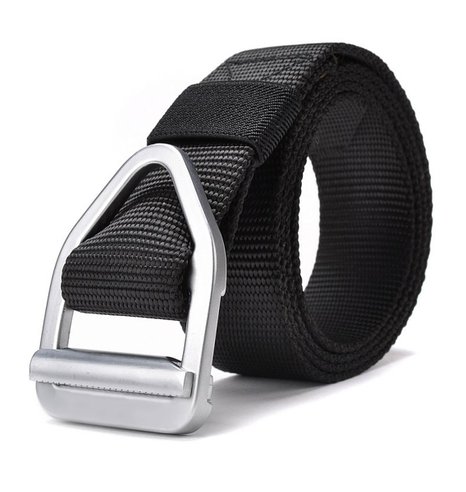 JasGood Men's Nylon Military Style Casual Army Outdoor Tactical Webbing Buckle Belt