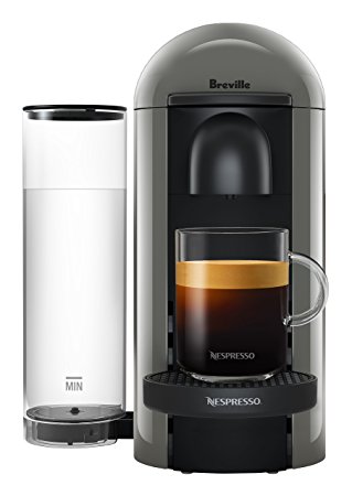 Nespresso VertuoPlus Coffee and Espresso Maker by Breville, Grey