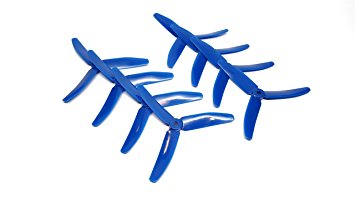 8 Pcs DALPROP T5040 V2 (5.0 x 4.0) Tri-Blade. Blue. 4CW and 4CCW. Made from super tough glass reinforced polycarbonate.