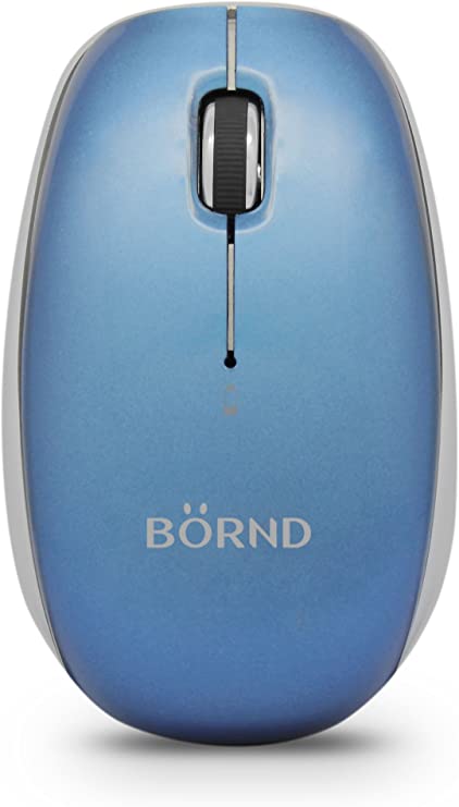 Bornd 1000/1750 DPI Bluetooth 3.0 Optical Wireless Mouse, Blue (C170B BLUE)