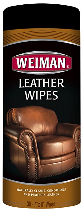 Weiman Leather Wipes, 30-Count Jars (Pack of 4)