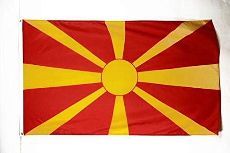 AZ FLAG Macedonia Flag 3' x 5' - Macedonian Flags 90 x 150 cm - Banner 3x5 ft