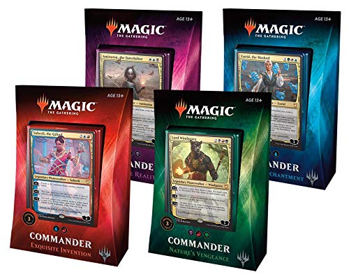 MTG Magic The Gathering 2018 Commander Set - All 4 Decks