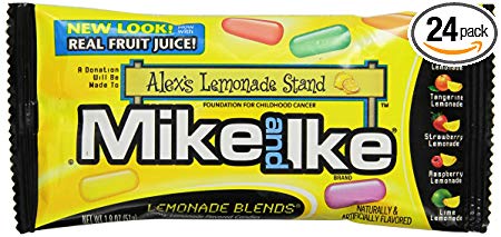 Mike and Ike Lemonade Blends, 1.8-Ounce (Pack of 24)