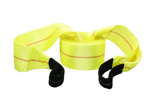 ABN Tow Recovery Winch Strap with Reinforced Loops 4" X 30' 20,000 LB Capacity