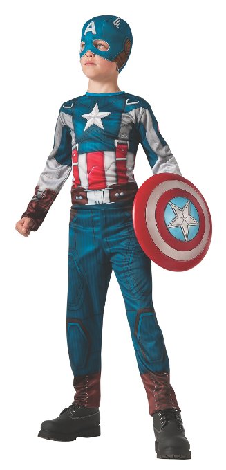 Rubies Captain America: The Winter Soldier Retro-Style Costume, Child Small