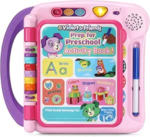 LeapFrog Violet and Friends Prep for Preschool Activity Book, Pink