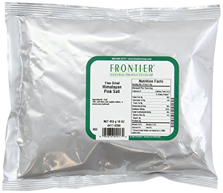 Frontier Himalayan Pink Salt Fine Grind, 1 Pound