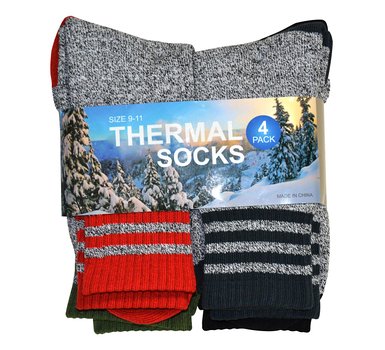 TeeHee Eco Friendly Heavy Weight Recyled Cotton Thermals Boot Socks