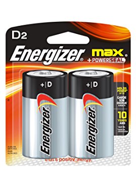 Energizer D Alkaline Batteries