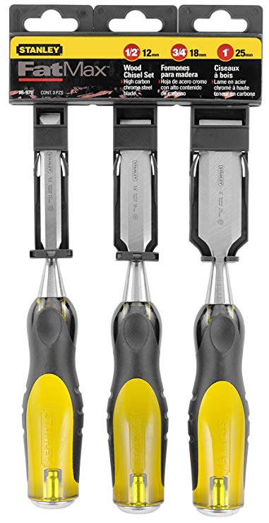 Stanley 16-268 FatMax Wood Chisel Set, 3-Piece