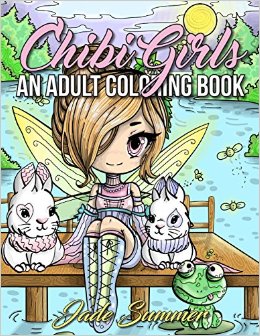 Chibi Girls: An Adult Coloring Book with Japanese Manga Drawings, Magical Fairies, and Cute Fantasy Animals