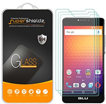 [3-Pack] Supershieldz For BLU "R1 Plus" Tempered Glass Screen Protector, Anti-Scratch, Anti-Fingerprint, Bubble Free, Lifetime Replacement Warranty