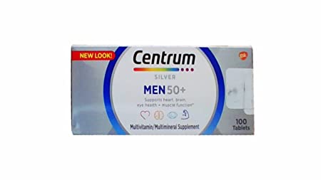 Centrum Silver Men's Multivitamin Tablets, 100 Tablets