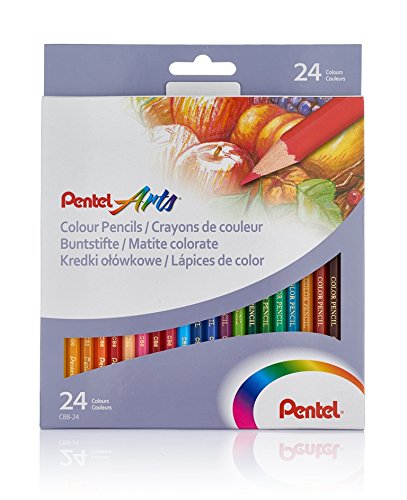 Pentel Colour Pencils (Set of 24)