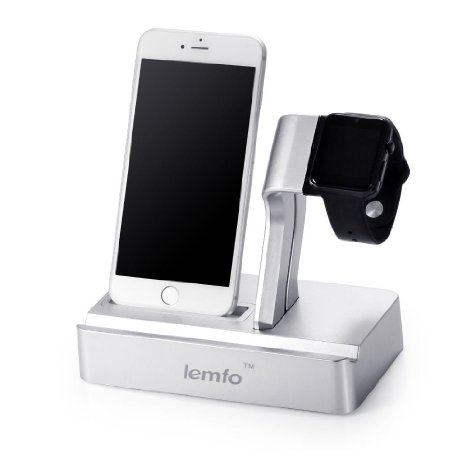 Apple Watch Stand 3-in-1 New Version Charging Stand Holder for Apple iWatch and Ipad and IPhone iPhone 5 5S 6 6 Plus iWatch BASIC  SPORT  EDITION Model