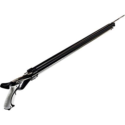 Cressi Cherokee Speargun, designed for easiness shooting, comfortable, ergonomic handle and interchangeable high-low sternal support | made in Italy