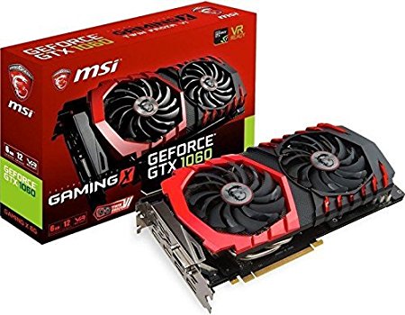 MSI NVIDIA GeForce GTX 1060 GAMING X 6 GB GDDR5 Memory PCI Express 3.0 Graphics Card - Black