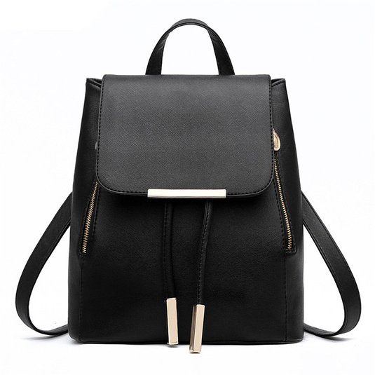 Hynbase Retro Women Student PU Schoolbag Mini Travel Rucksack Shoulder Bag