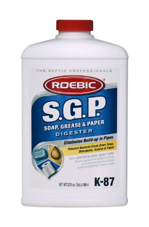 Roebic K-87-Q-4 SGP Soap, Grease And Paper Digester, 32-Ounce