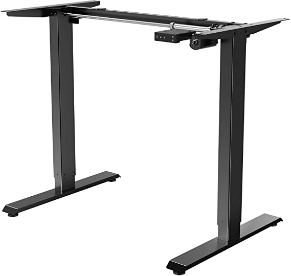 Electric Stand up Desk Frame - ErGear Height Adjustable Table Legs Sit Stand Desk Frame Up to 47.2" Ergonomic Standing Desk Base Workstation Frame Only