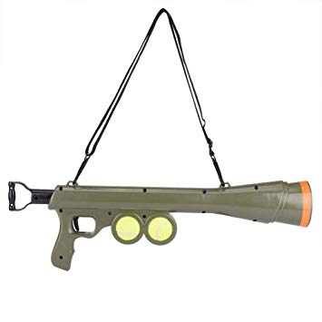 Yosoo Tennis Ball Launcher Gun, Pet Toy Gun Tennis Ball Launcher Shoots Puppy Dog Interactive Outdoor Training Toys