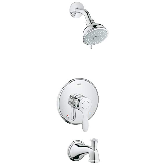 Grohe 35 040 000 Parkfield Single-Handle 4-Spray Tub and Shower Faucet  Combination